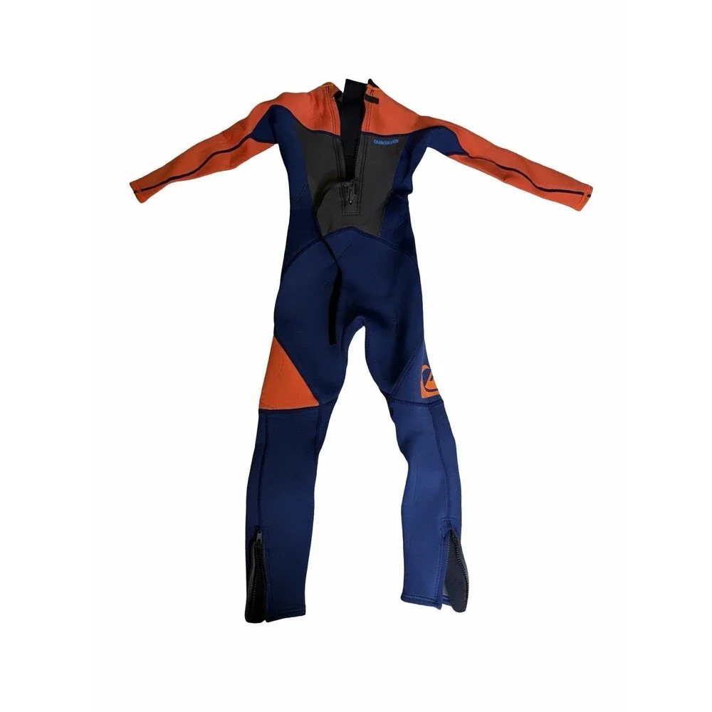 Quicksilver Wetsuit Kids Youth Size 6 F'n Neoprene Syncro F-Lock 3:2